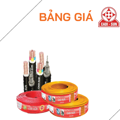 Bảng giá dây cáp điện Cadisun